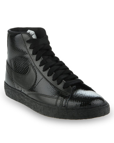 nike blazer high top black