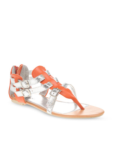 gladiator sandals orange rage sling back sandals sling back sandals ...