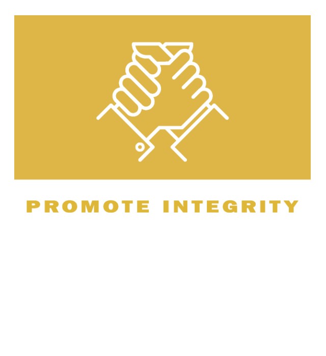 Promote integrity