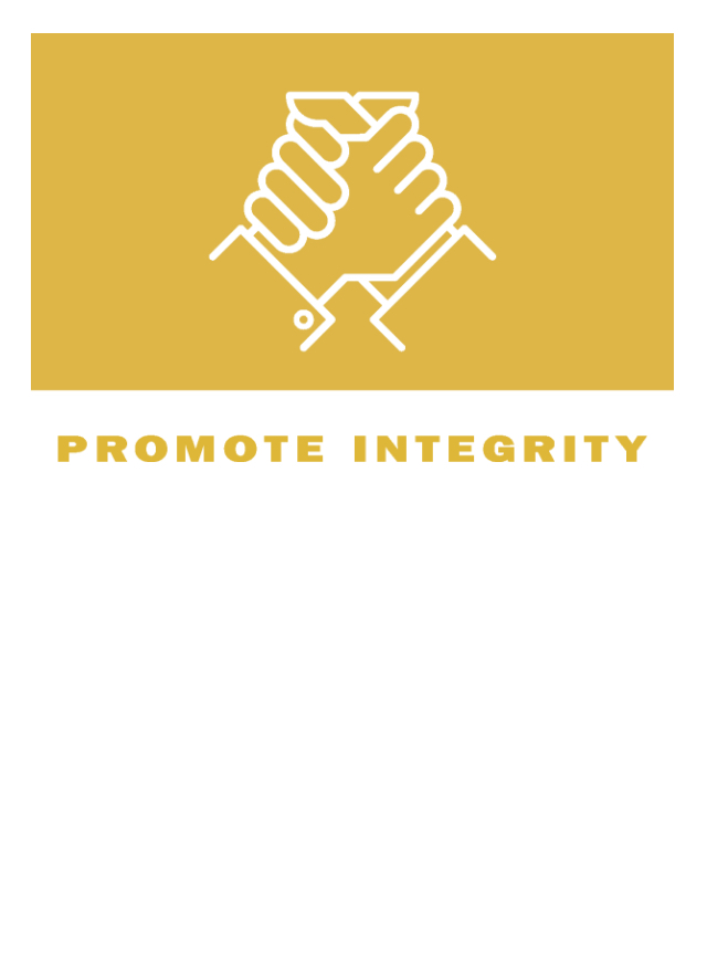 Promote integrity
