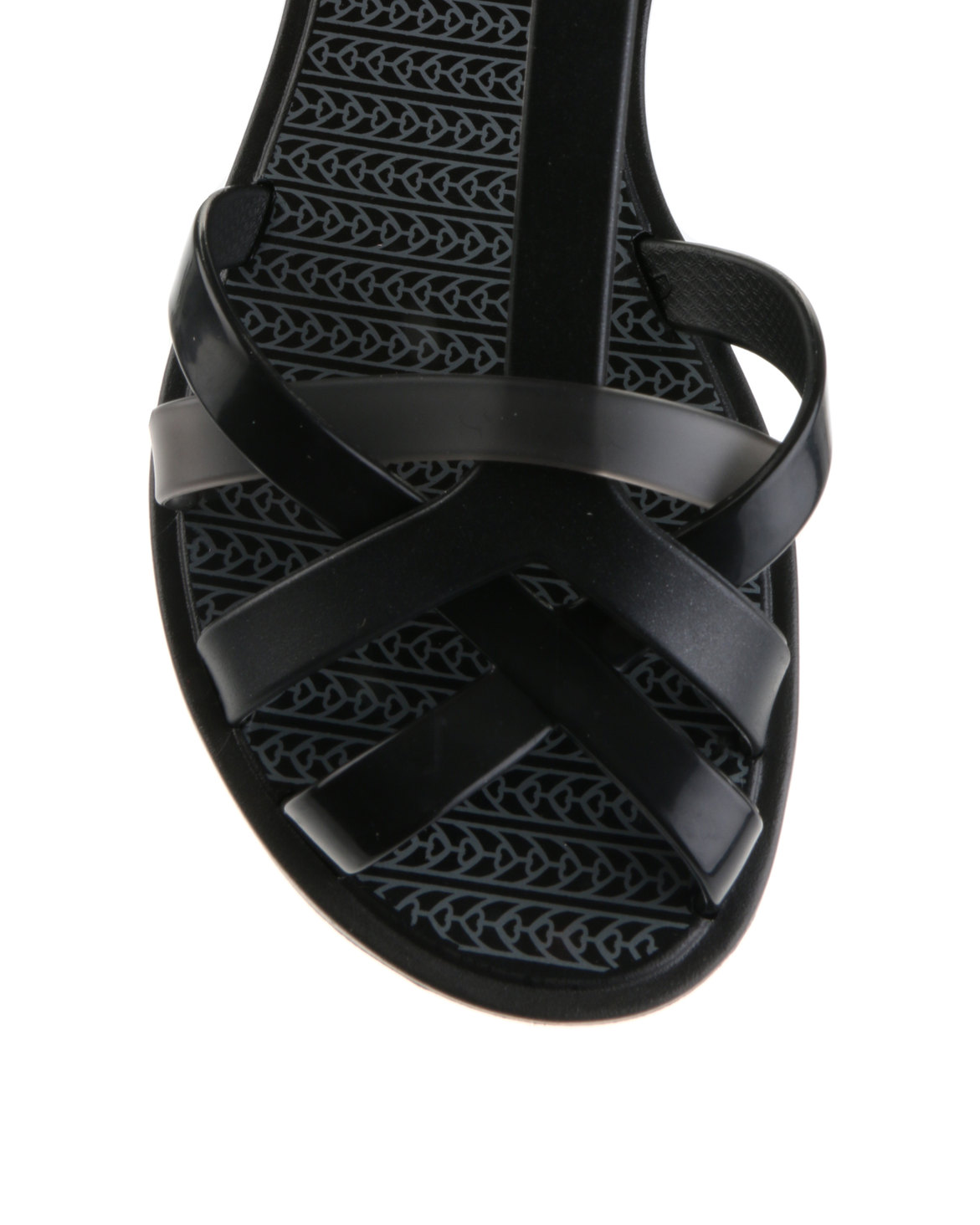 Zaxy Flat Ankle Strap Sandals Black | Zando