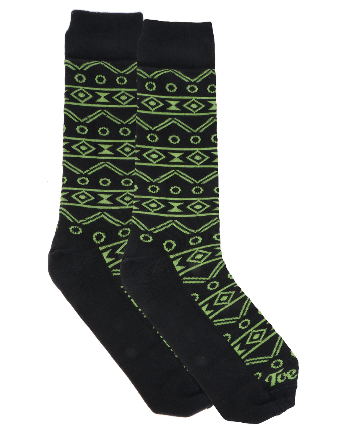 Toe Porn Lola Aztec Socks NavyFleuro Gree