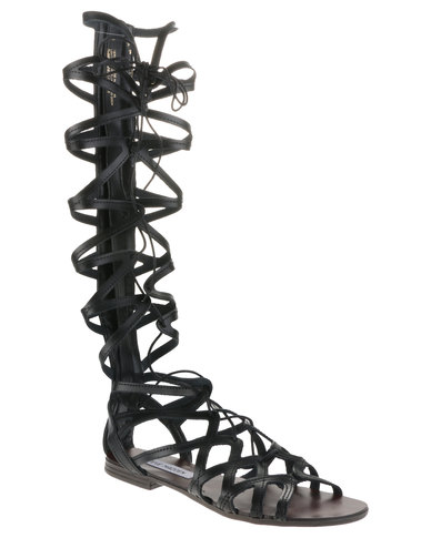 steve madden black gladiator sandals