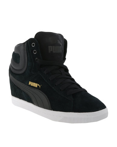 Puma Vikky Wedge Sneakers Black | Zando