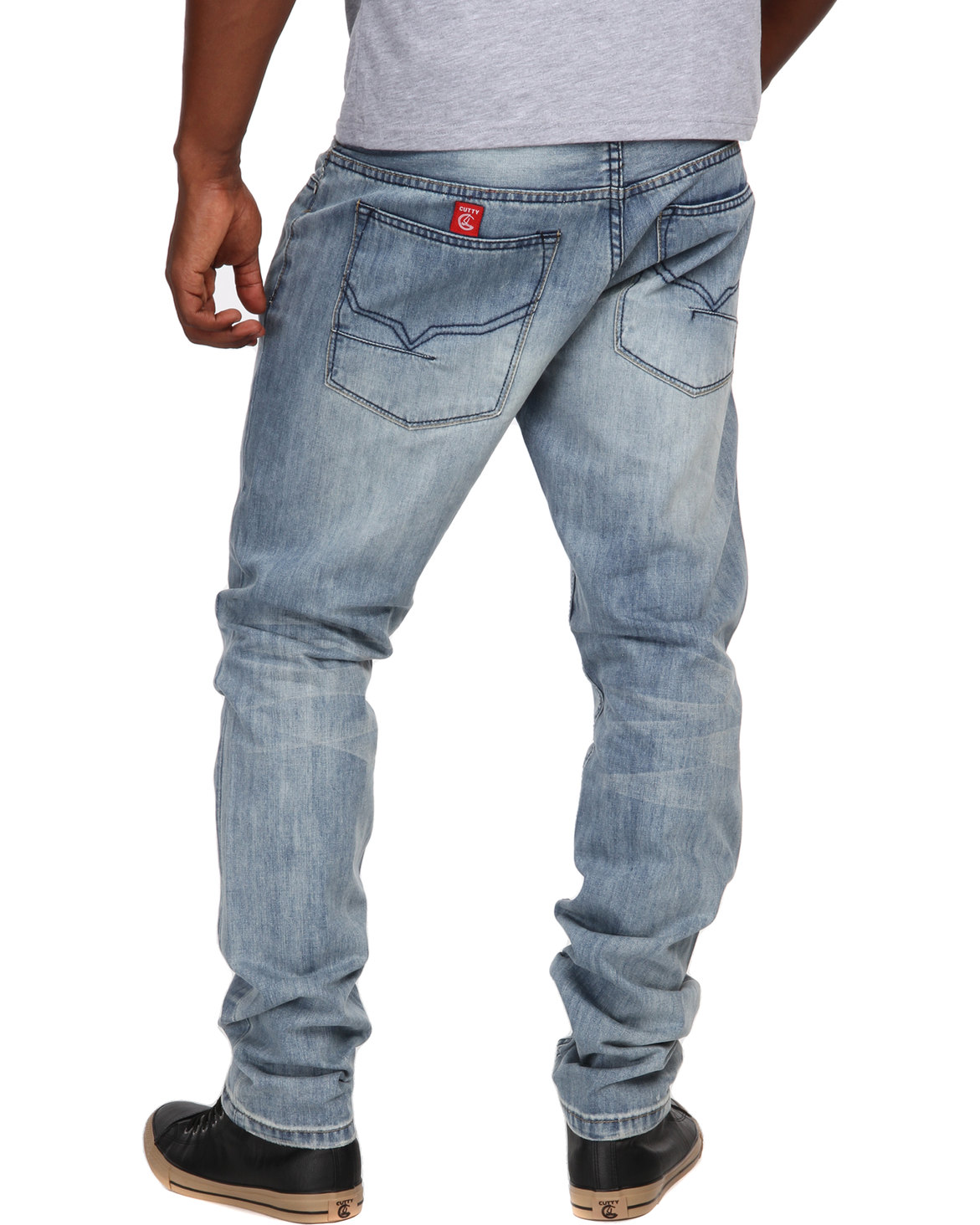 Cutty Roddick Denim Jeans Light Blue | Zando