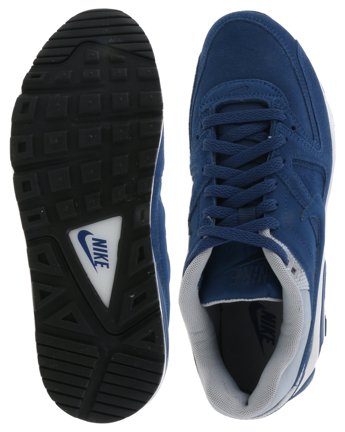 Nike Air Max Command Leather Sneakers Blue | Zando