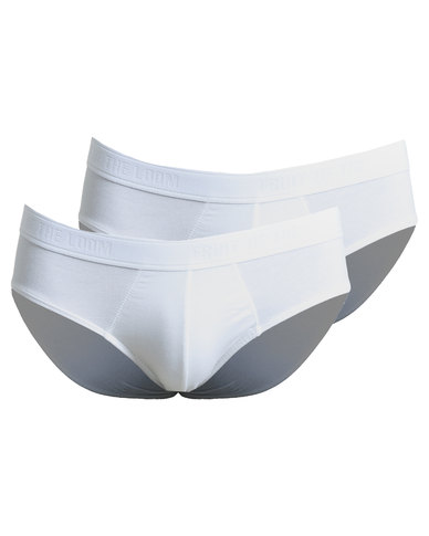 Fruit of the Loom Classic Sport 2 Pack Underwear White | Zando