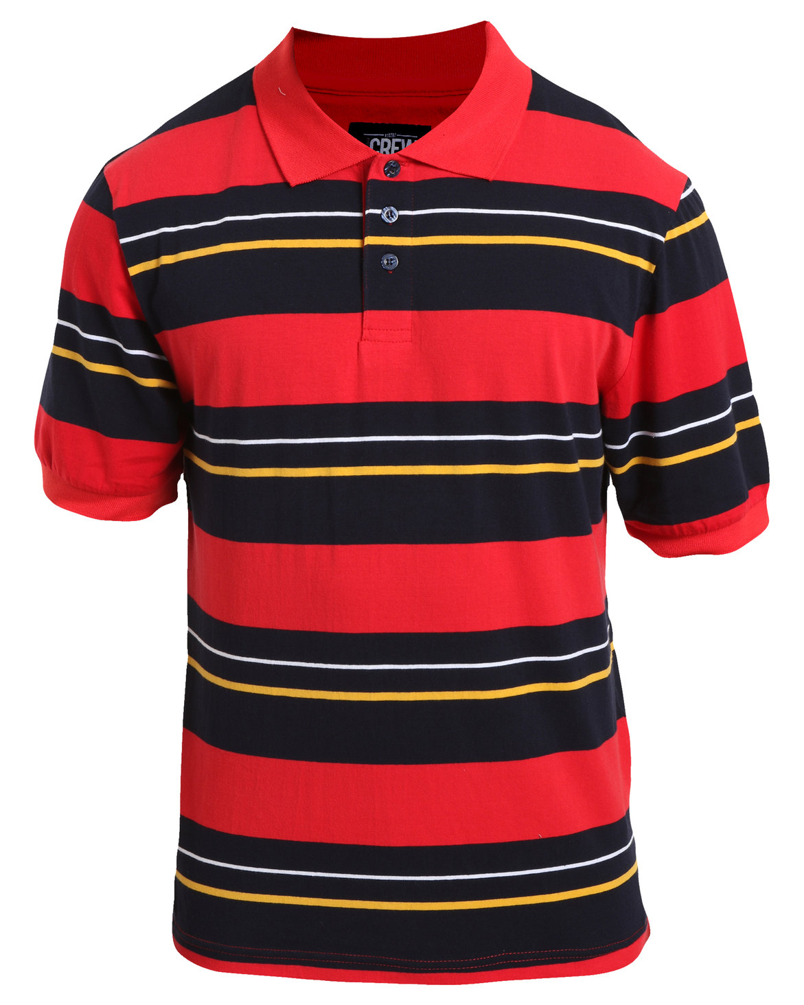 JCrew Stripe Golf Shirt Red/Navy | Zando