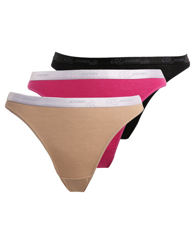 Jockey 3 Pack Plain G-String Multi | Zando