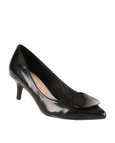 Marie Claire Ladies Kitten Heel Black | Zando