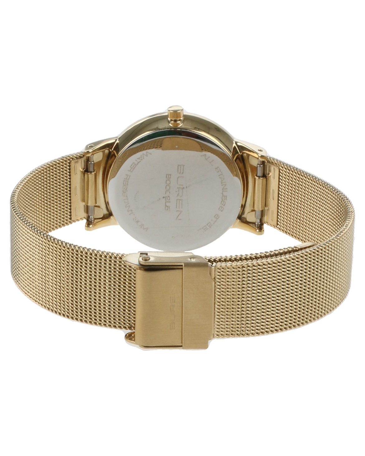 Buren Ladies Mesh Strap Diamante Watch Gold-tone | Zando