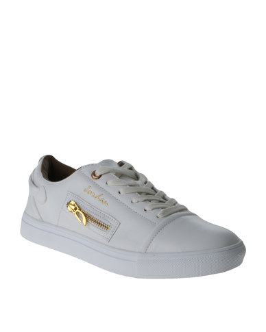 Download Jordan Abyss Low Cut Sneaker With Mock Side Zip White | Zando