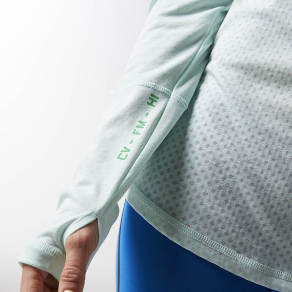 Reebok CrossFit Graphic Burnout Long Sleeve Shirt