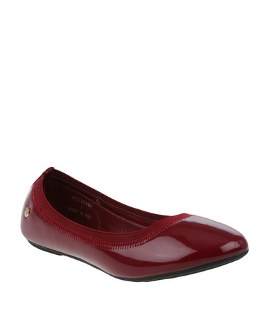 Pierre Cardin Ladies Ballerinas Comfort Shoe Red | Zando