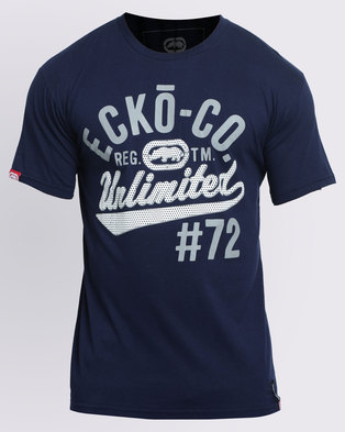 Ecko Unltd #72 T-Shirt Navy | Zando