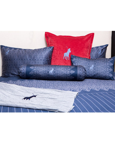 Polo Reflections Duvet Cover Set Blue Zando