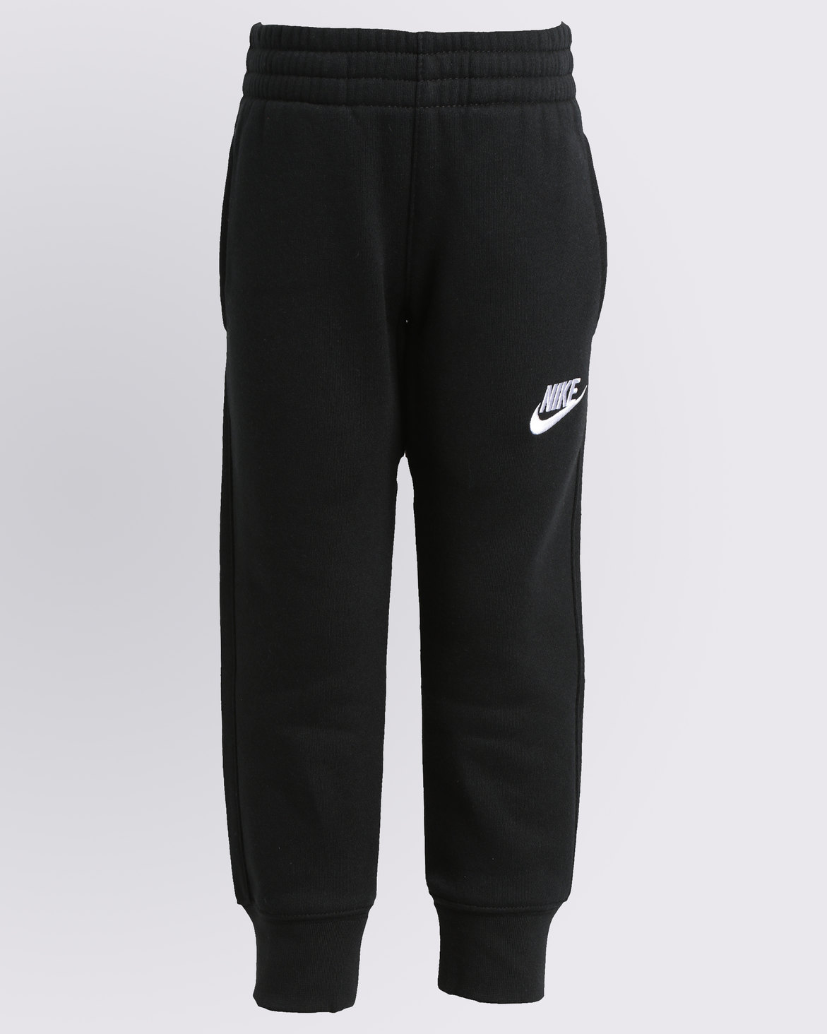 Nike Boys Club Fleece Rib Cuffed Trackpants Black | Zando