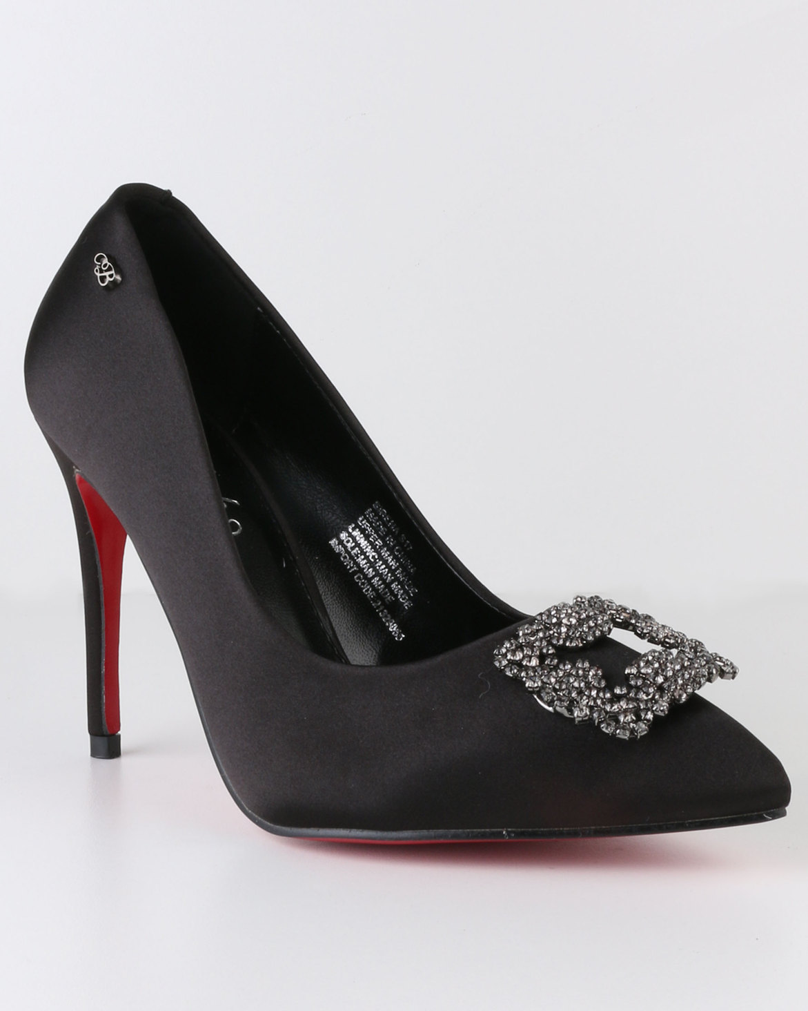 Miss Black Sirena High Heel Court Shoe Black | Zando