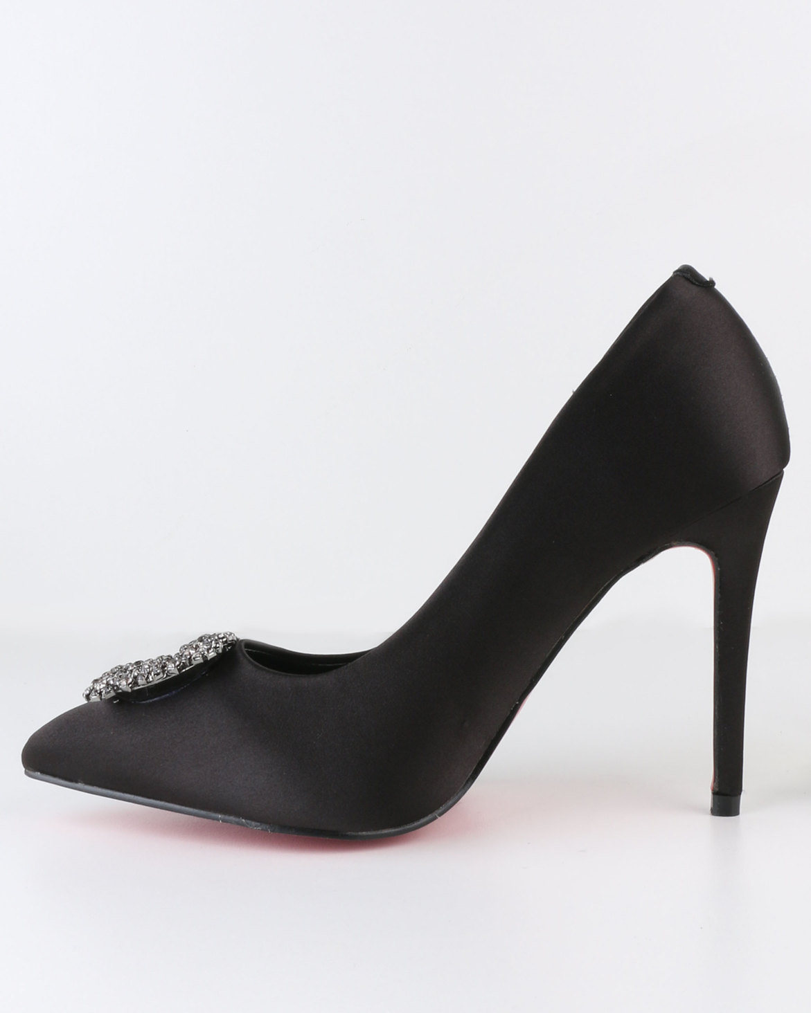 Miss Black Sirena High Heel Court Shoe Black | Zando