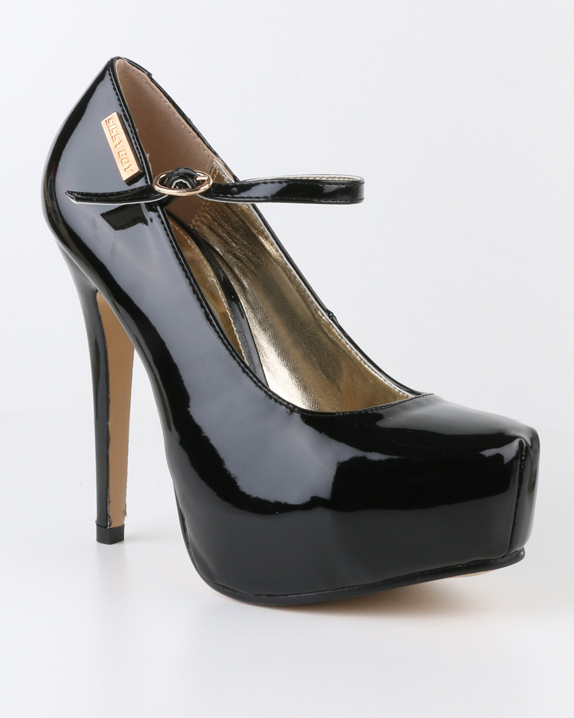 Sissy Boy Sexy Mary Jane Platform Stiletto Court Black | Zando