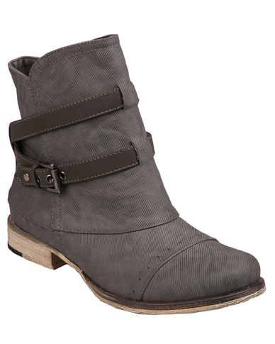 ZOOM Kendel Ankle Boot Taupe & Grey | Zando