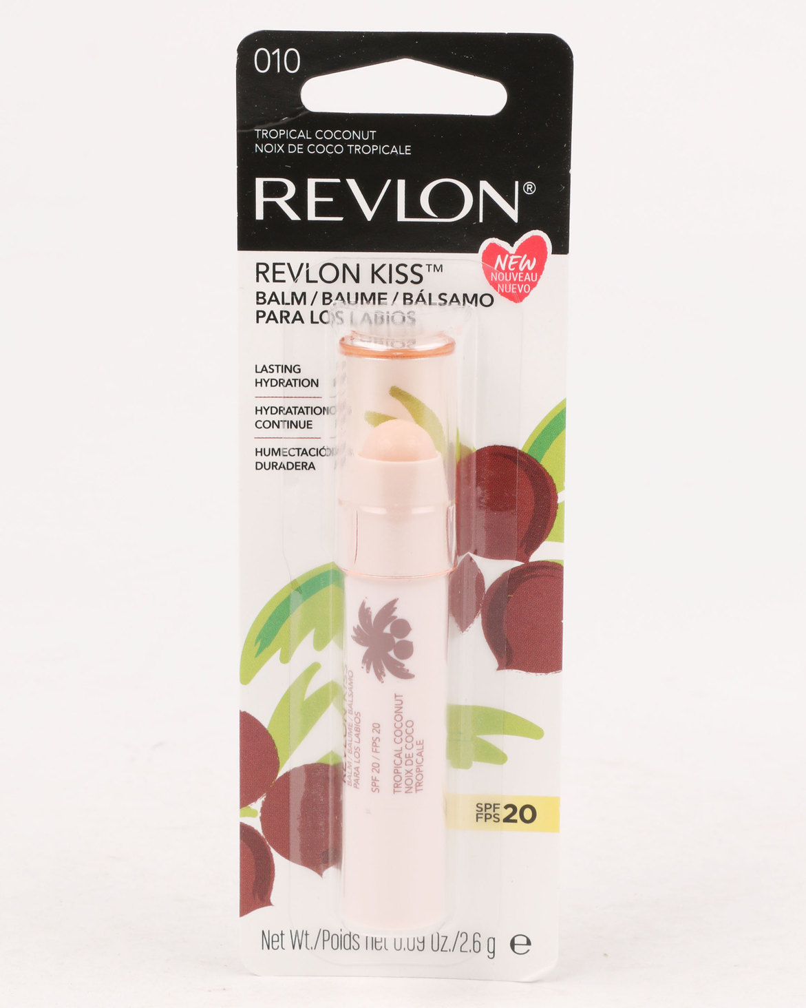 Revlon Irresistible Kiss Lip Balm Tropical Coconut White Zando 