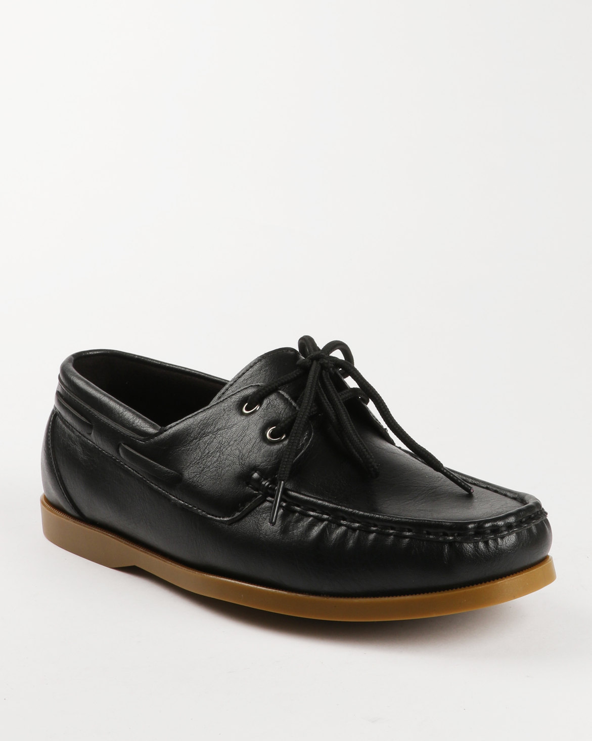 Luciano Rossi Casual Lace Up Shoe Black | Zando