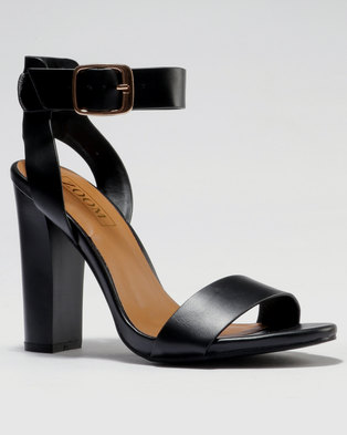 ZOOM Belinda Heel Sandals Black | Zando