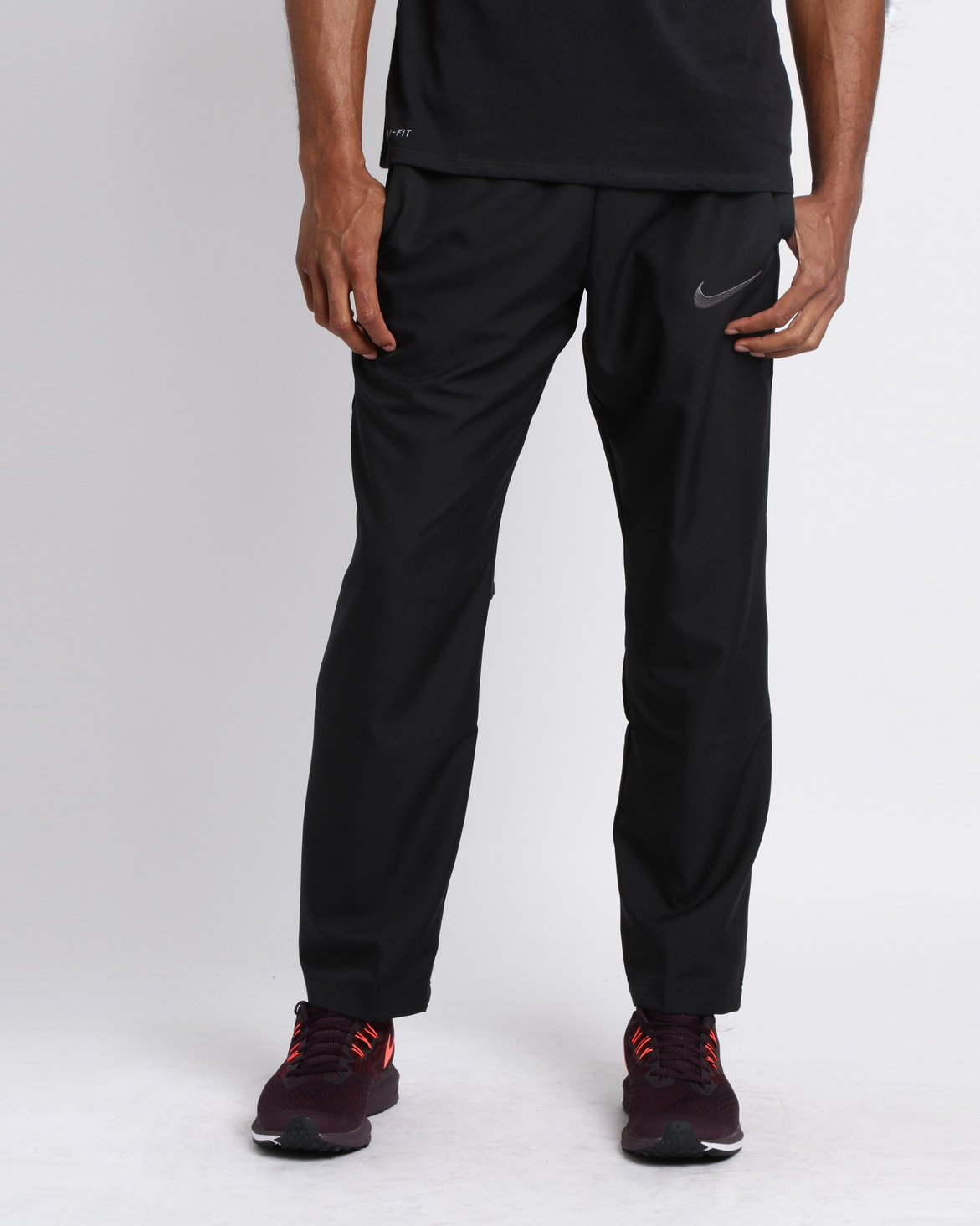 Nike Performance Mens Nike Dry Pant Team Woven Black/Dark Grey | Zando