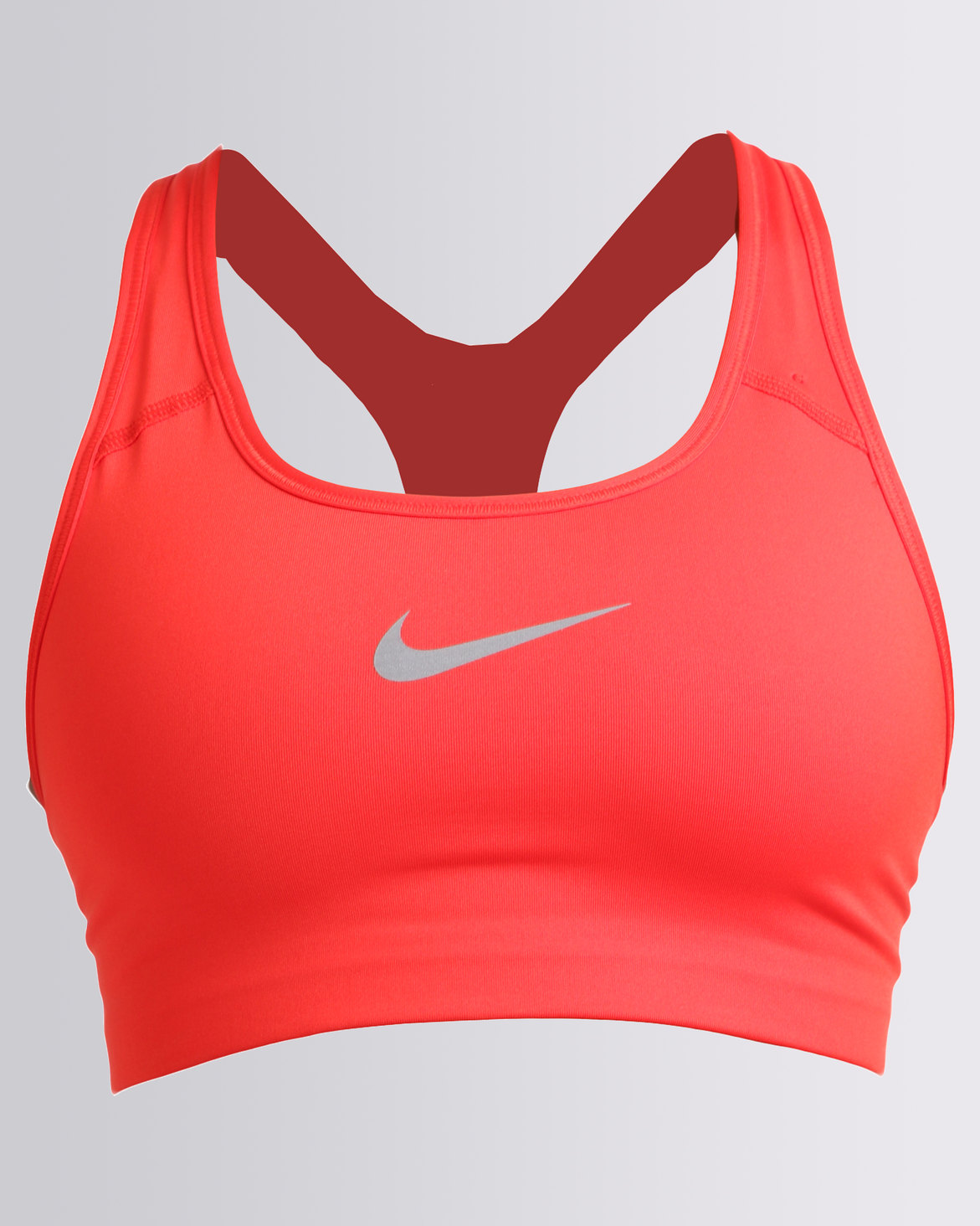 Nike Performance Nike Swoosh Bra Red | Zando