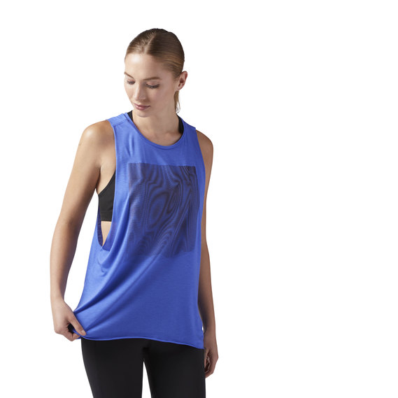 Muscle Tank - Moire Graphic