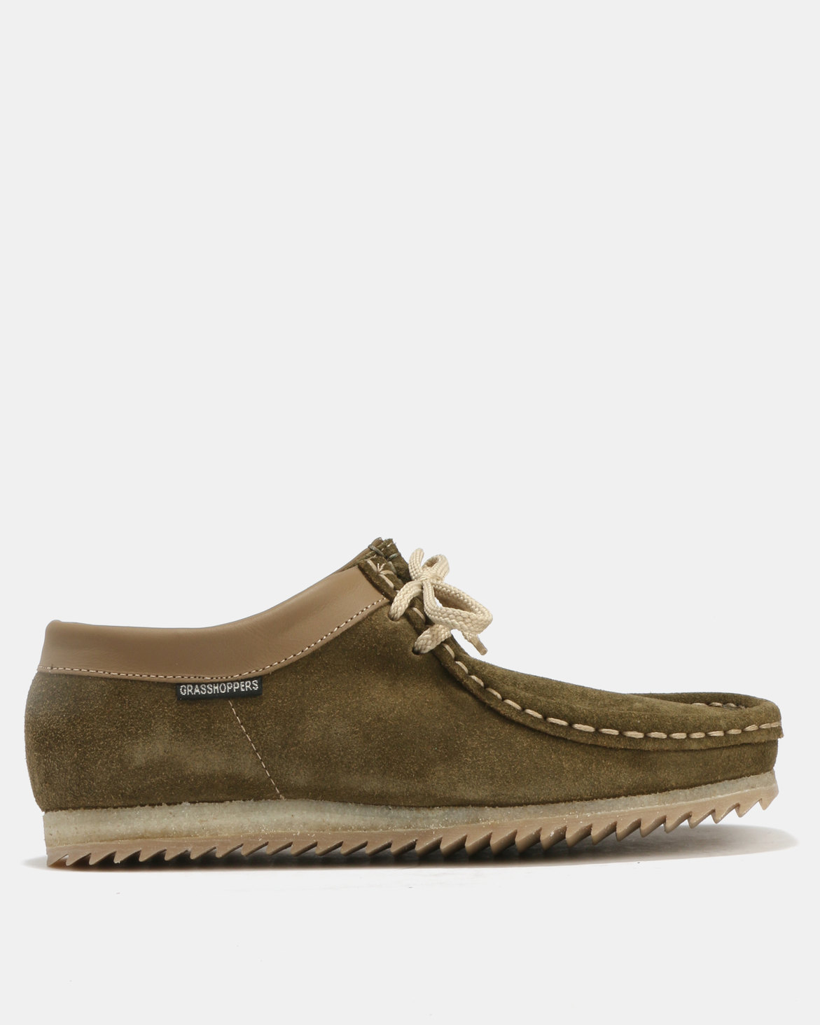 Grasshoppers Jayson Suede Casual Lace Up Shoes Green | Zando