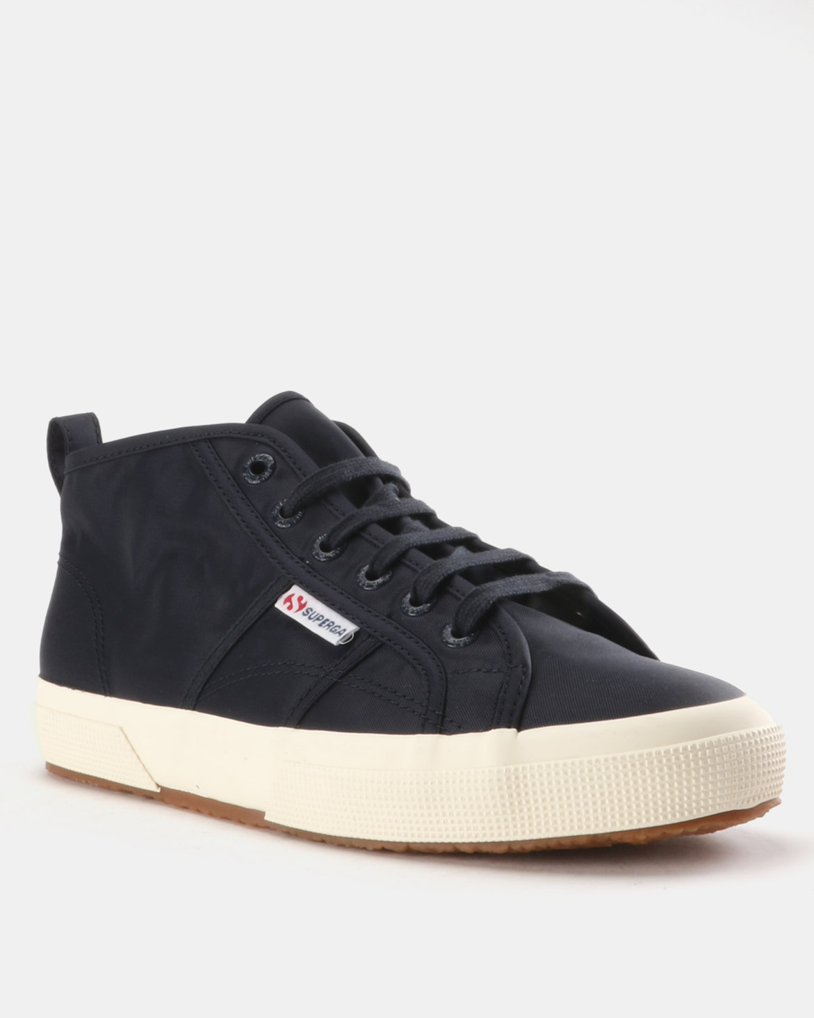 Superga Nylon Mid Sneakers Waterproof Navy Blue | Zando