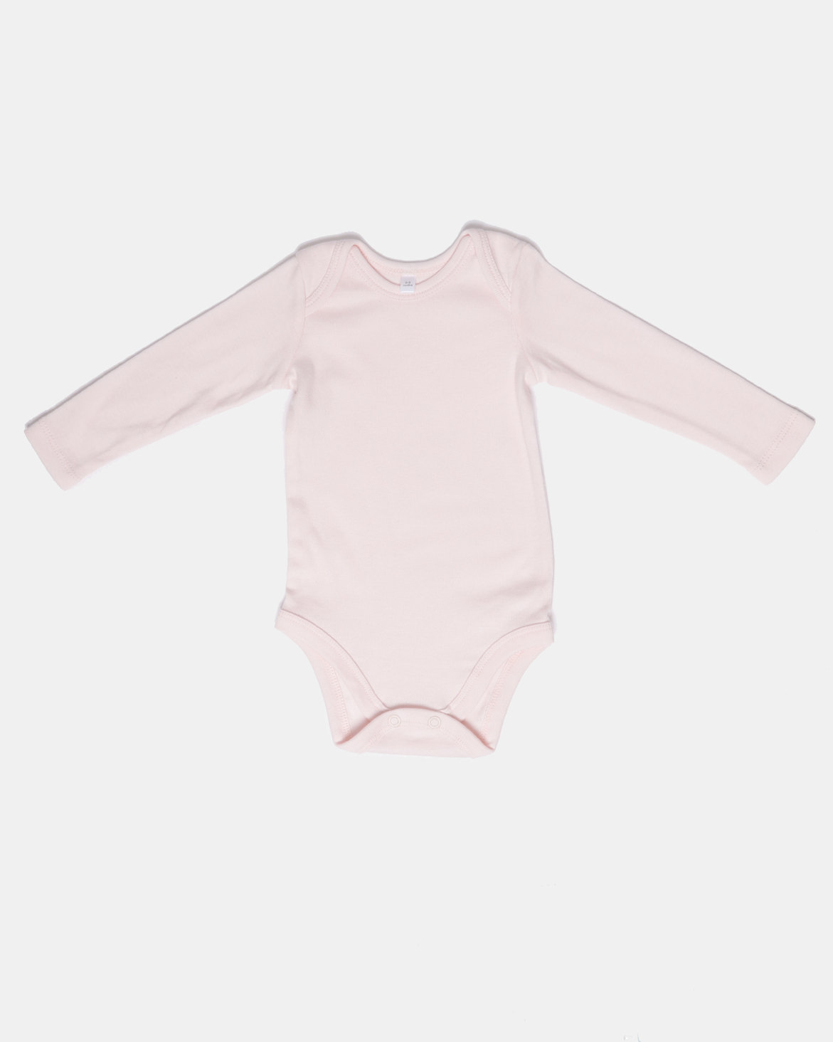 Creative Design Plain Long Sleeve Babygrow Pink | Zando