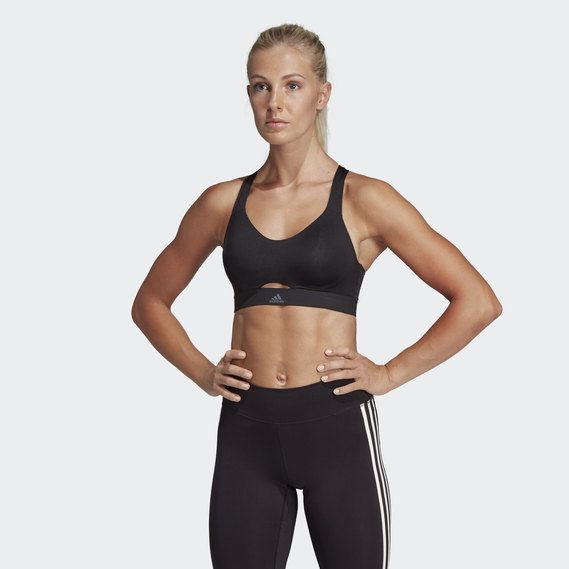 Stronger For It Soft Printed Bra | adidas