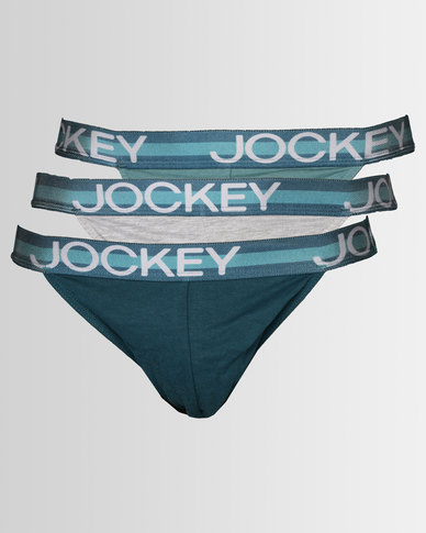 Jockey 3 Pk Tanga Briefs Multi | Zando