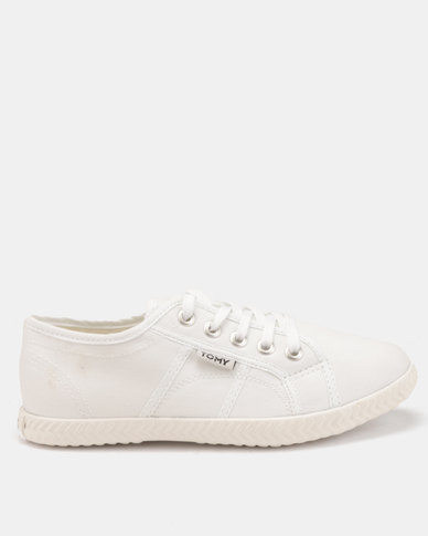 Tomy Takkies Ladies Lace Up Sneakers White | Zando