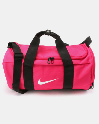 Nike Performance Women's Team Duffle Bag Pink/Black | Zando