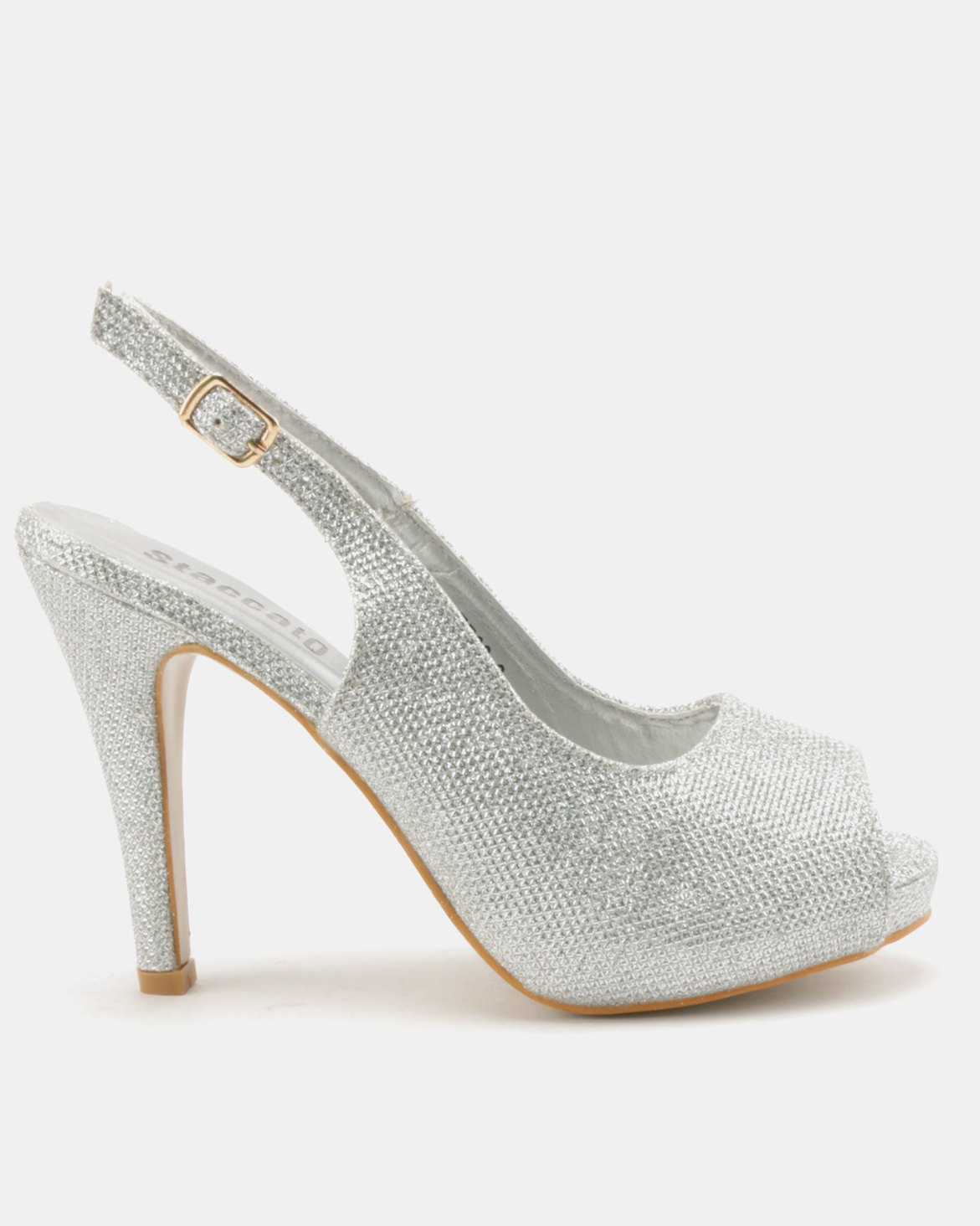 Staccato Platform Sandals Silver | Zando