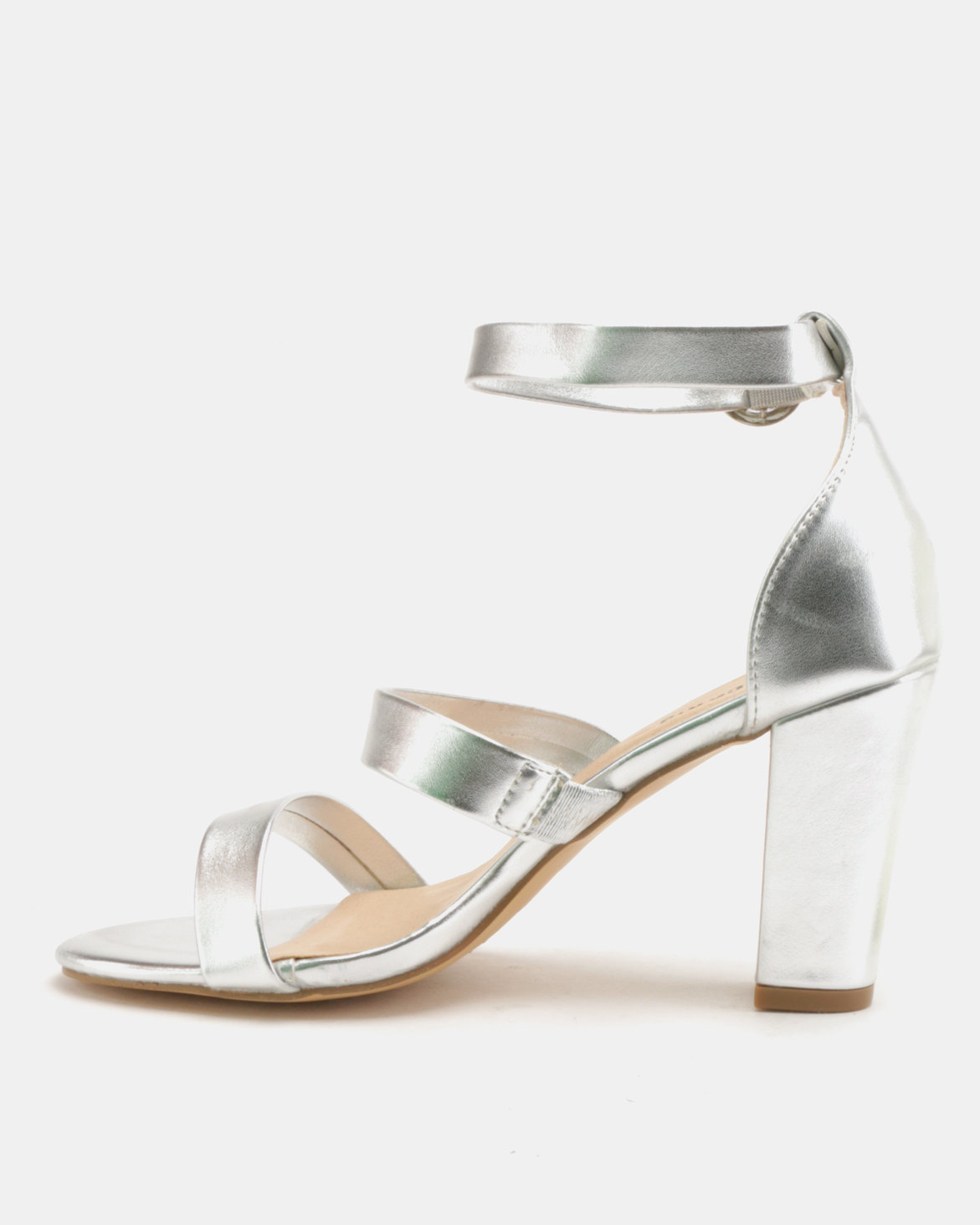 Staccato Fashion Sandals Metallic Silver | Zando