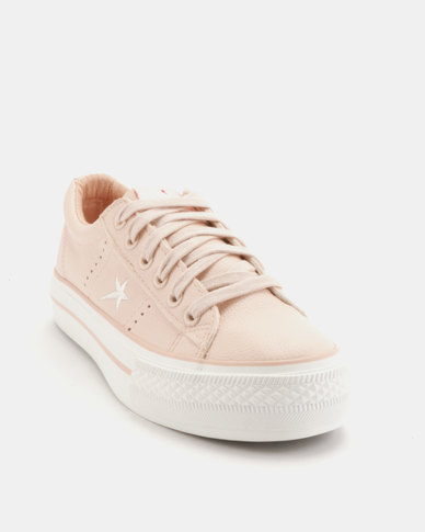 Soviet Maxwell Ladies PU Platform Sneakers Blush | Zando