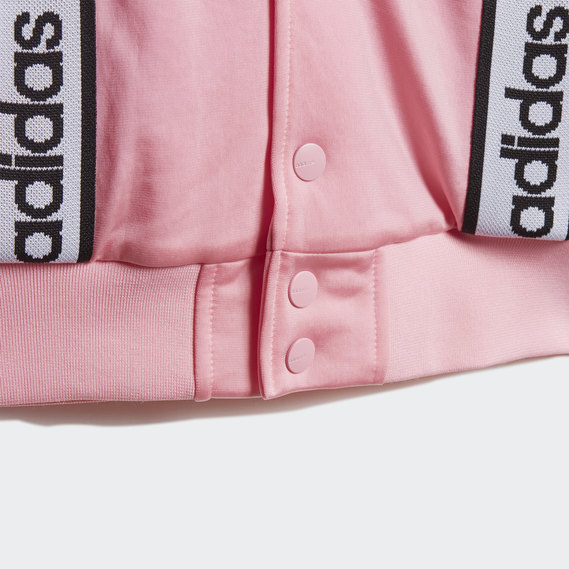 adidas pink crop jacket