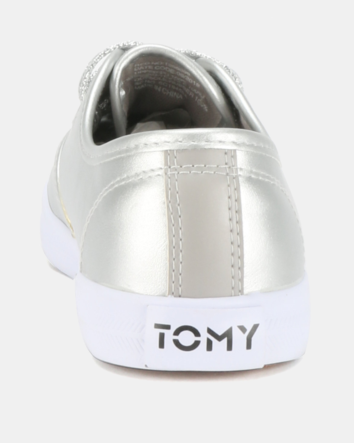 Tomy Takkies PU Lace Up Sneakers Silver | Zando