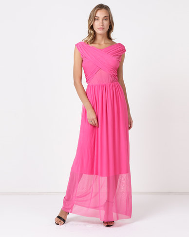 SassyChic Marilyn Dress Cerise Pink | Zando