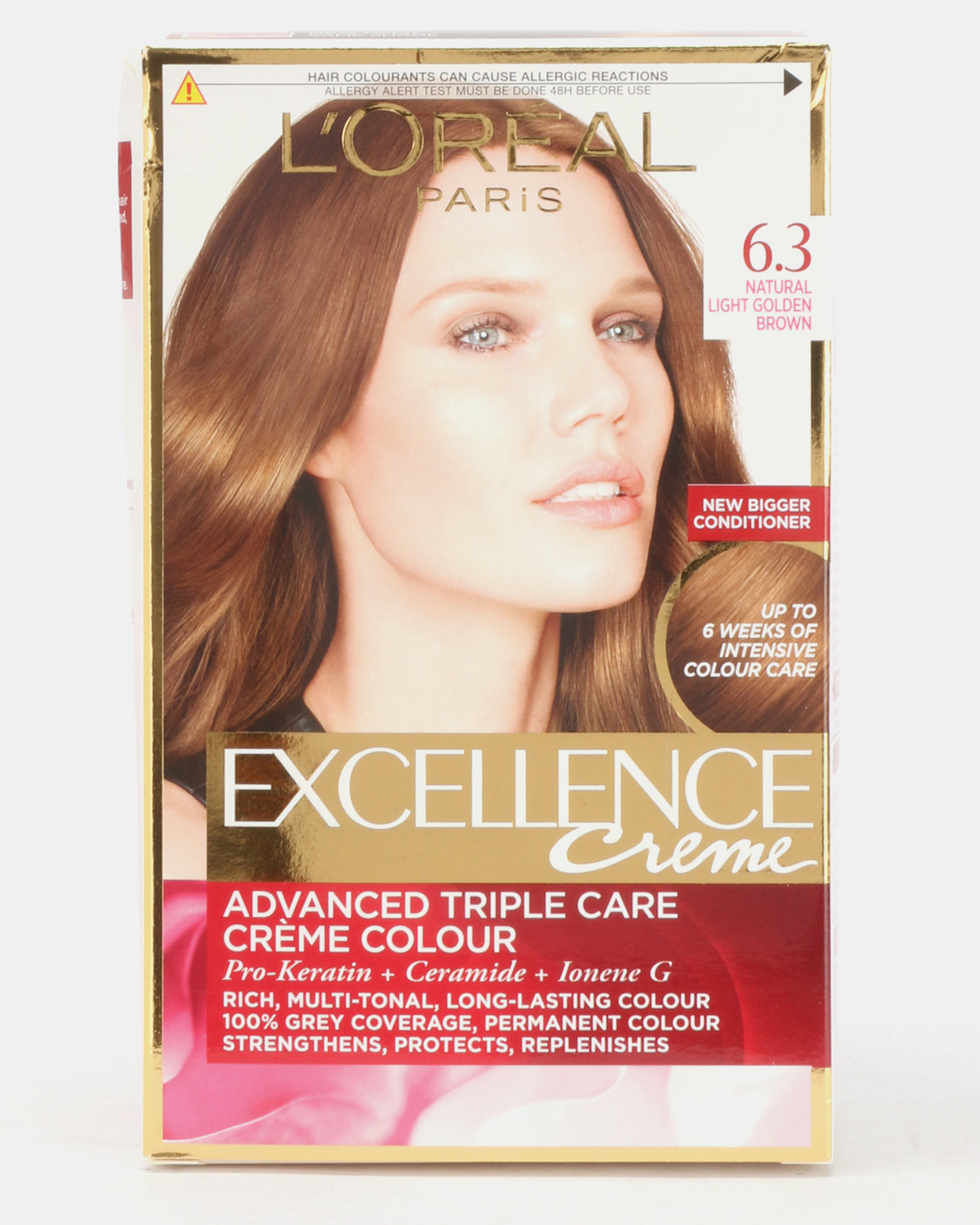 L'Oreal Excellence Natural Light Golden Brown 6.3 | Zando