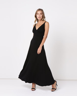 zando black formal dresses