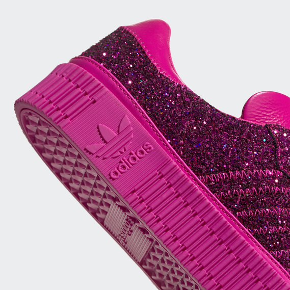 adidas sambarose pink glitter