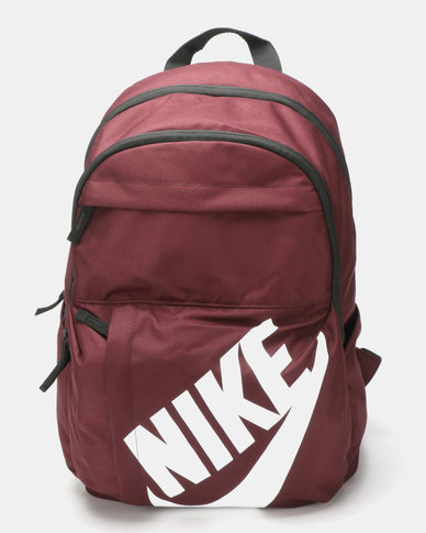 burgundy backpack nike