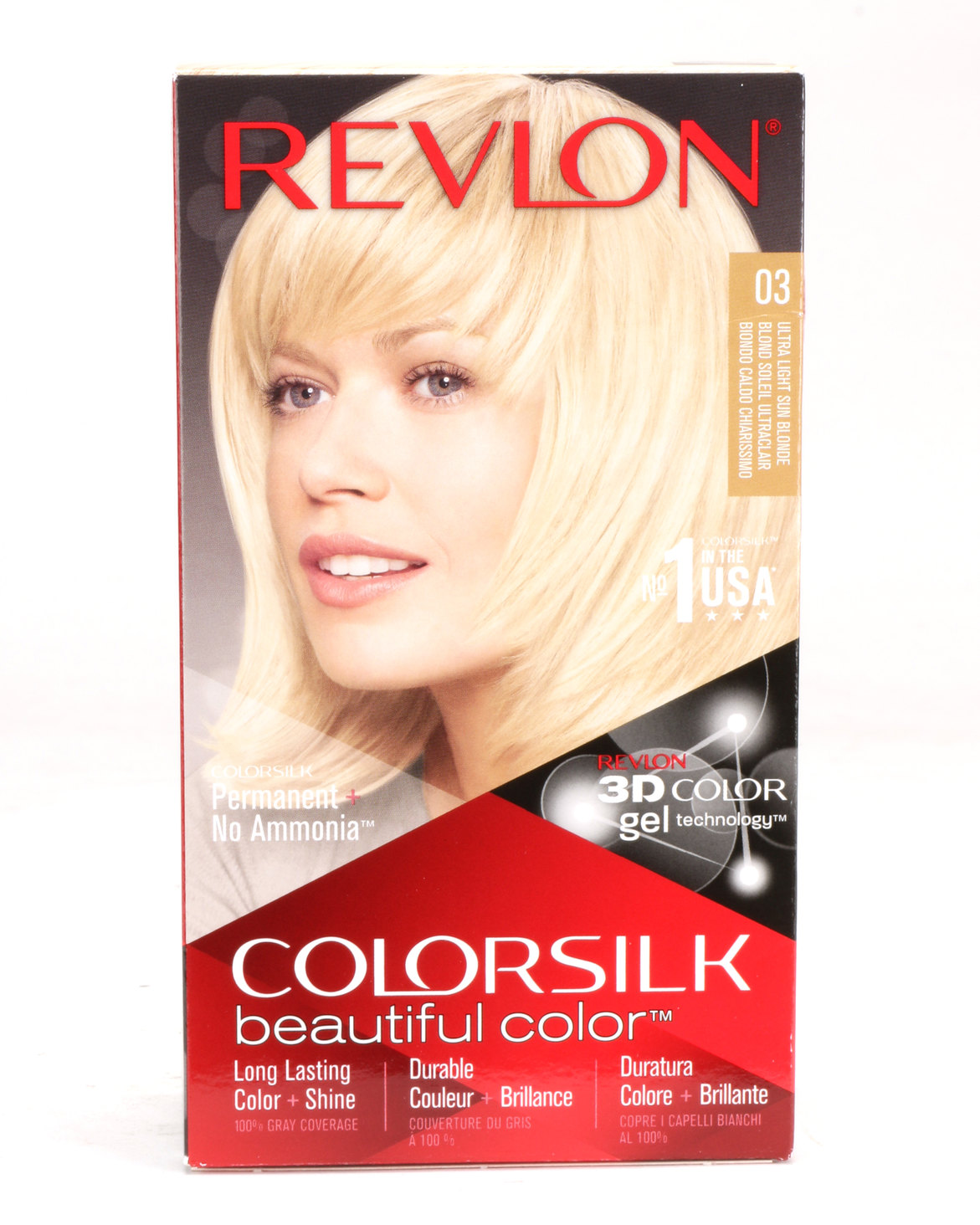 Revlon Colorsilk Permanent Hair Color Ultra Light Sun Blonde 03 Zando 8586