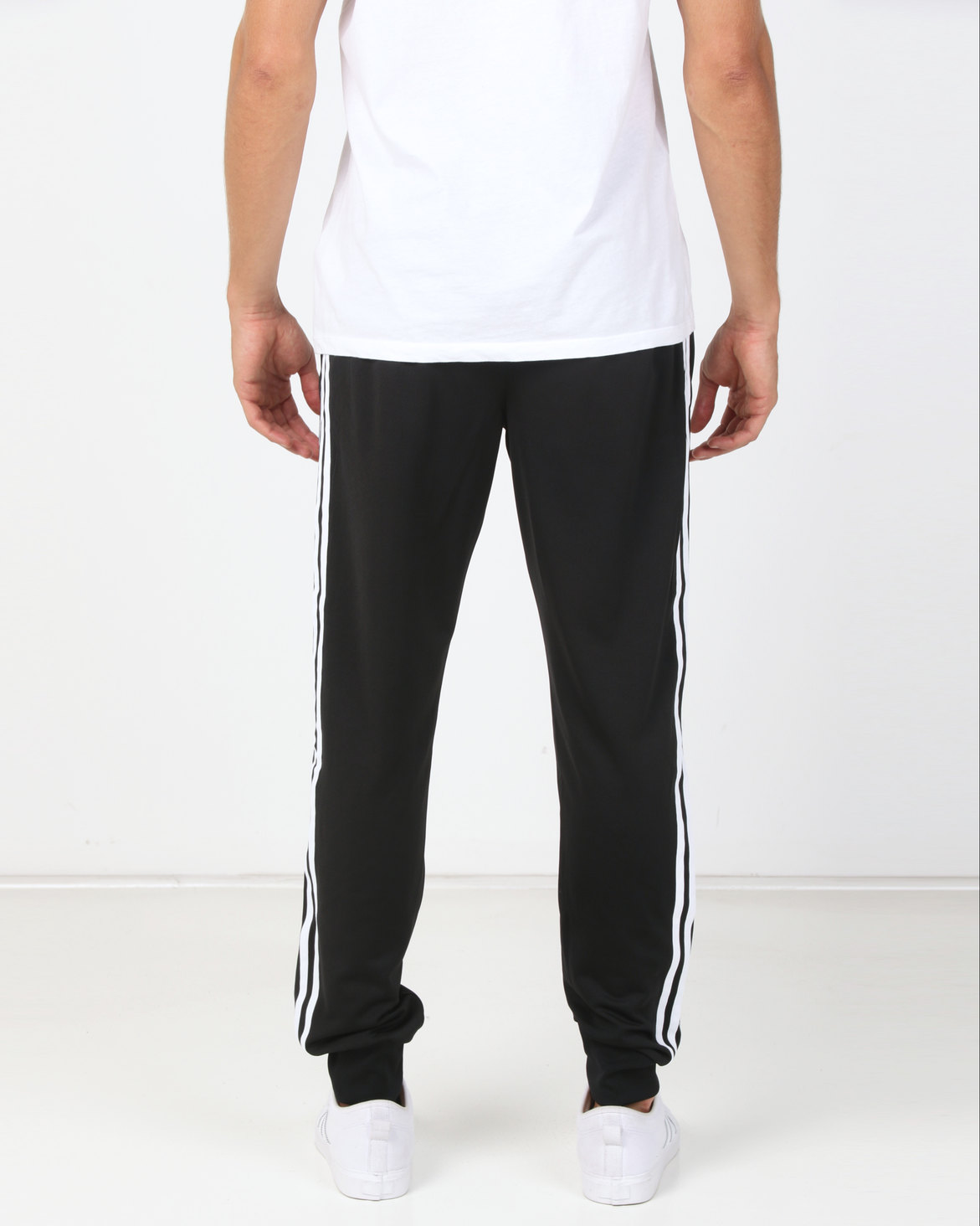 adidas Originals Mens SST Track Pants Black/White | Zando